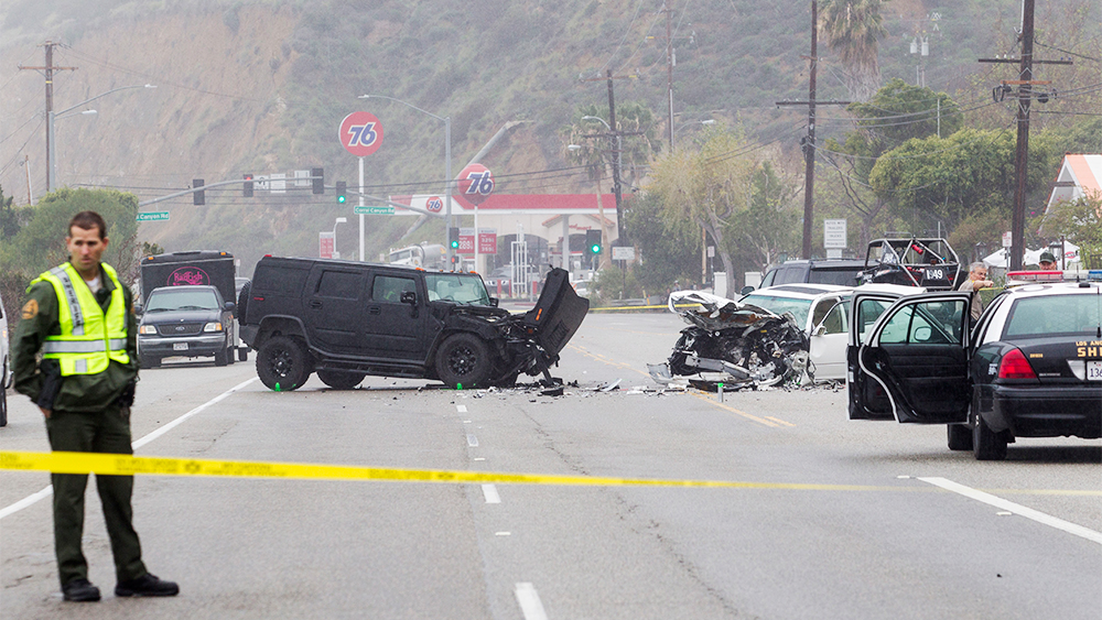 Caitlyn Jenner Car Crash Malibu