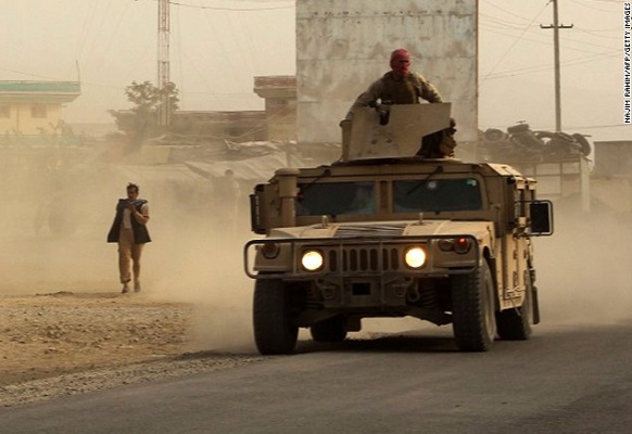 Afghan forces prepare to retake city