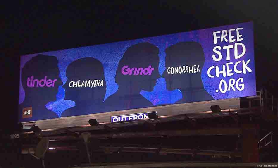 AIDS Healthcare Foundation billboards address Sexually Transmitted Disease