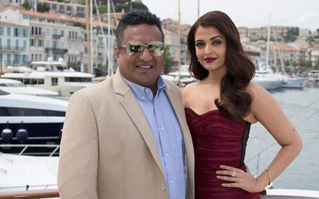 Aishwarya Rai Bachchan and Sanjay Gupta at Cannes