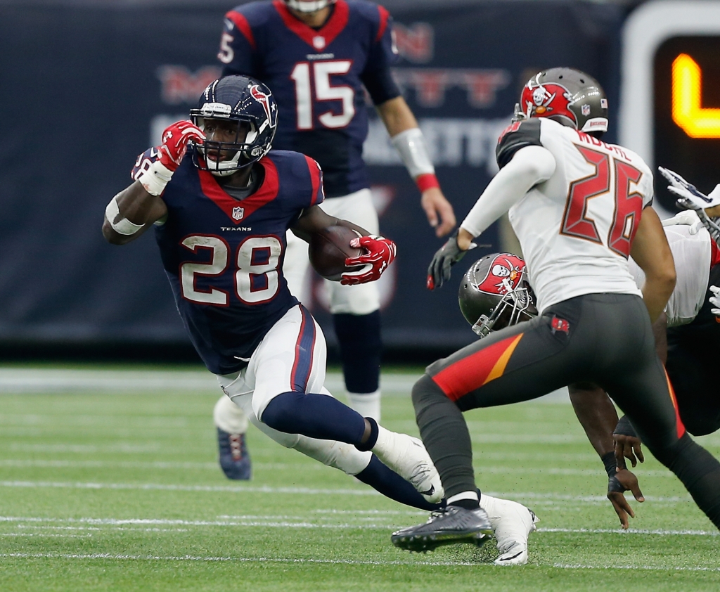 Alfred Blue will be the Texans primary back moving forward