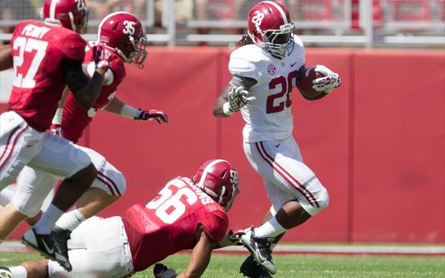 Altee Tenpenny rushed for 218 yards in two seasons at Alabama