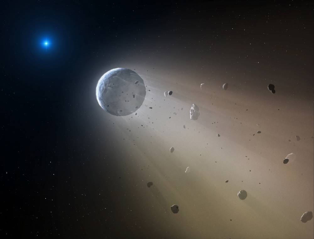 A Nasa probe discovered a planet literally being torn apart