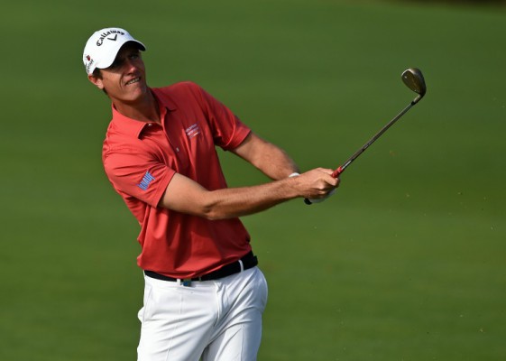 AFP  Francisco Leong Belgian golfer Nicolas Colsaerts follows his shot on the16th fairway during the first round of Portugal Masters golf tournament at Oceanico golf course in Vilamoura