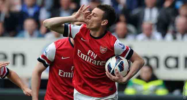 Arsenal defender Laurent Koscielny will miss Sunday’s match with Manchester United due to injury