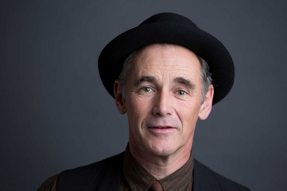 Mark Rylance poses for a portrait to promote his film'Bridge of Spies in New York