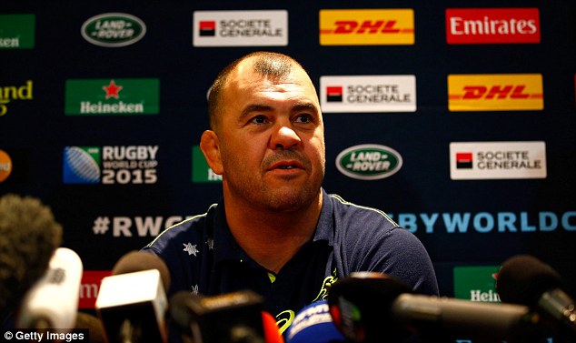 Australia head coach Michael Cheika has hit back at England's criticism of his side's pack