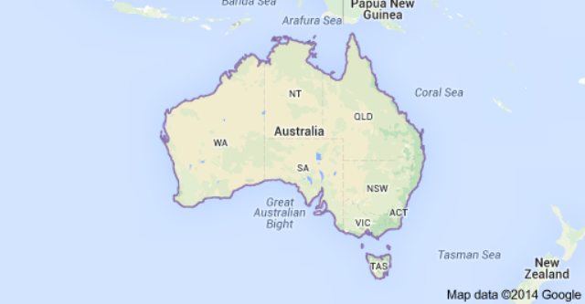 Australia map