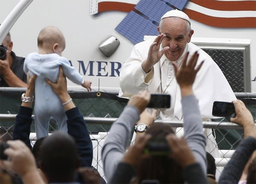 Pope ends US visit