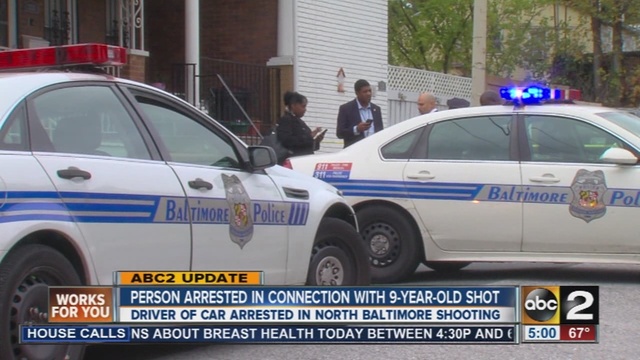 Baltimore police arrest man in connection to shooting of 9-year-old in Waverly