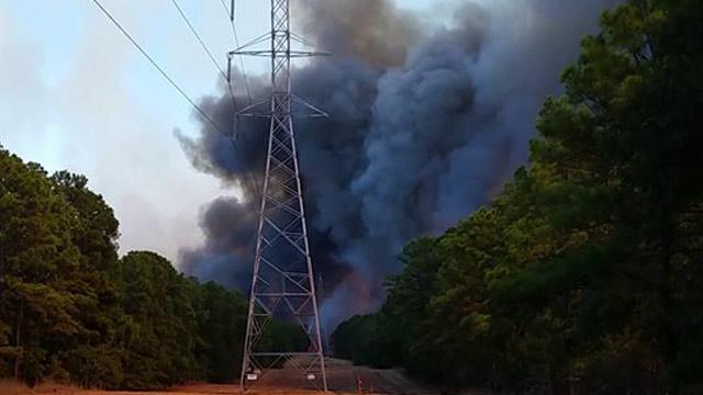 Watch: Footage of Bastrop County wildfires reminiscent of 2011 disaster