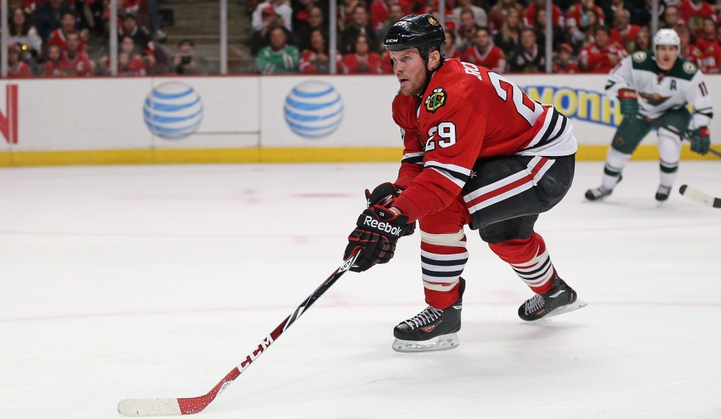 Blackhawks winger Bryan Bickell