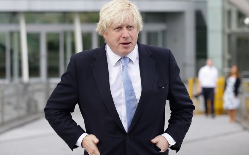 Boris Johnson on a trade trip to Singapore