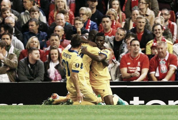 Liverpool 1-1 FC Sion Lallana opener cancelled out in well fought draw