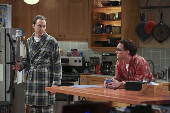 CBSLeonard and Sheldon talked about their love problems in The Big Bang Theory season 9 episode 2