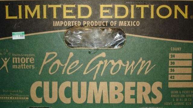 Cucumbers recalled