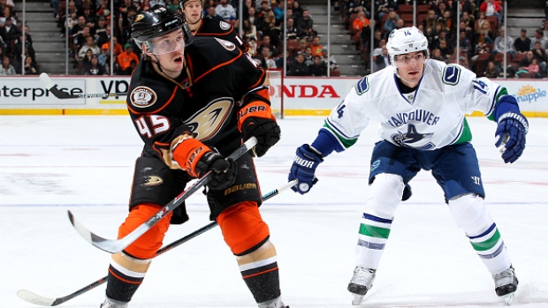 The Anaheim Ducks look to rebound from a disappointing season opener loss as they make their home debut against the Vancouver Canucks