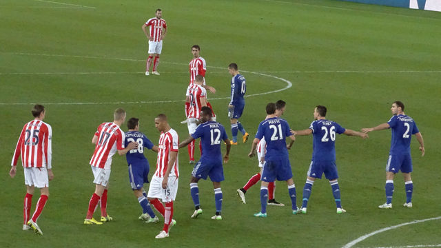 Chelsea Defence v Stoke