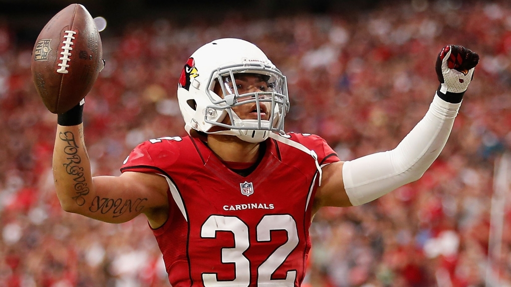 Cardinals free safety Tyrann Mathieu is 2nd on the team in tackles and interceptions