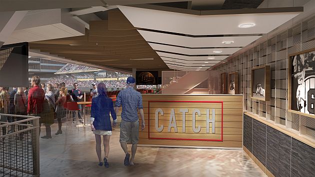 Catch at Target Field image courtesy of the Minnesota Twins