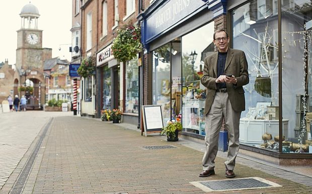 Chesham Town Councillor Fred Wilson on Chesham high street