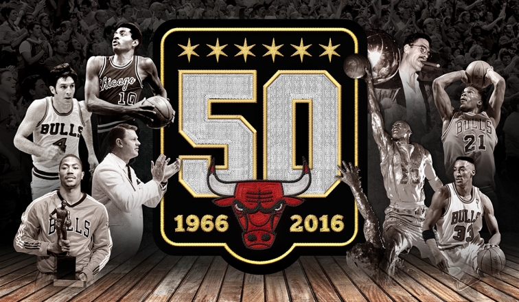 Chicago Bulls celebrate 50 years of Bulls basketball during 2015-16