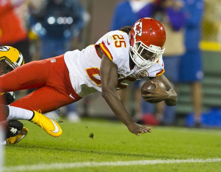 Kansas City Chiefs running back Jamaal Charles