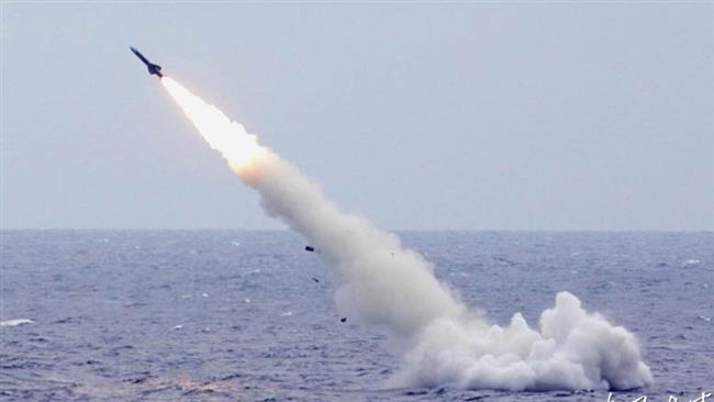 China’s submarine-launched YJ-18 missile can cruise at about 600 miles an hour only a few meters above the surface of the sea and accelerate to three times the speed of sound before hitting its target