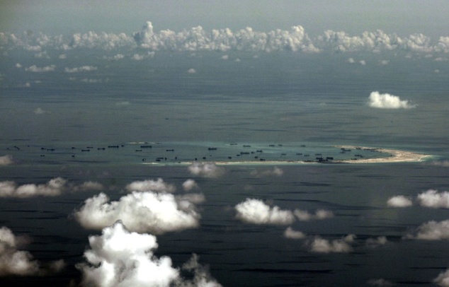 China claims sovereignty over almost the whole of the South China Sea and in the last year has been rapidly converting tiny reefs into artificial islands