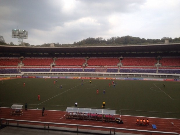 Azkals vs North Korea at Kim Il Sung Stadium in Pyongyang