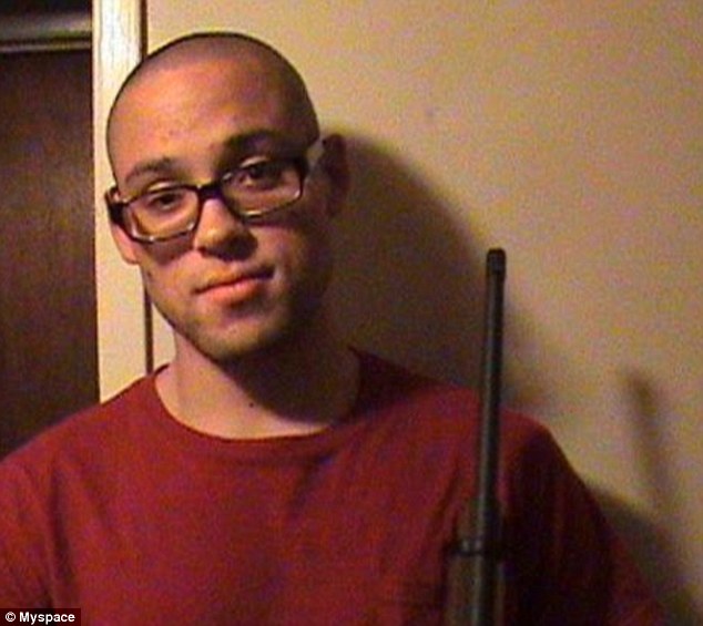 Killer College gunman Chris Harper Mercer posted this image of himself wielding a rifle on his Myspace profile. It appeared next to images idolising the IRA