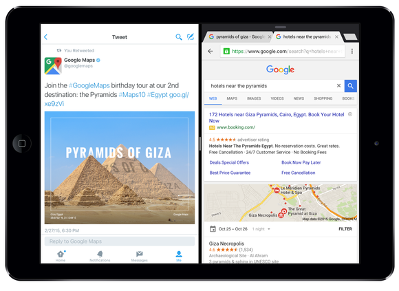 Chrome for iPad adds Split View, Slide Over, & Picture in Picture multitasking