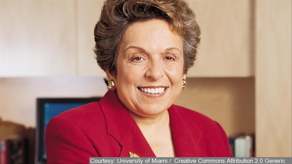 Donna Shalala, former Clinton cabinet secretary, has stroke