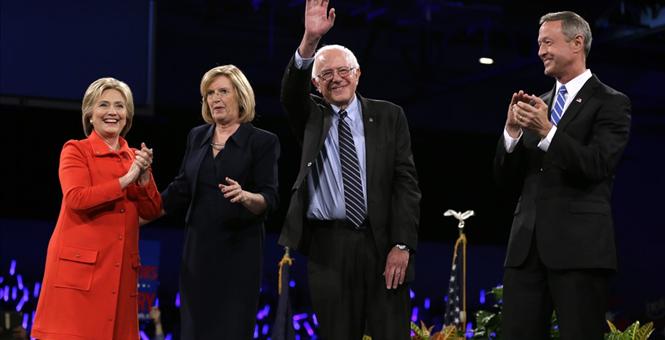 Sanders, Clinton set tone for leadoff presidential caucuses