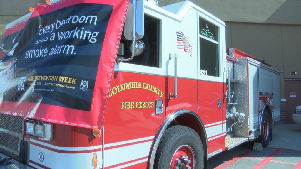 Columbia County residents got free smoke detectors from Columbia County Fire Rescue