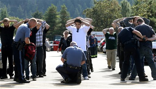 Oregon shooting: Survivor 'saved by victim's blood'