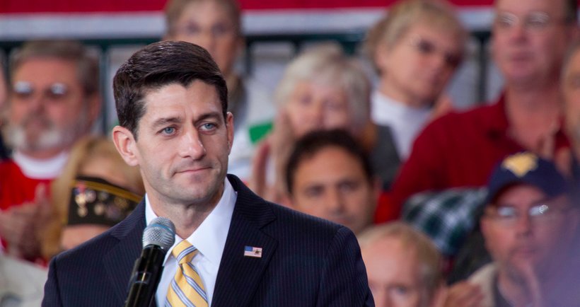 Congressman Paul Ryan speaks at a Romney Ryan campaign event in Toledo Ohio