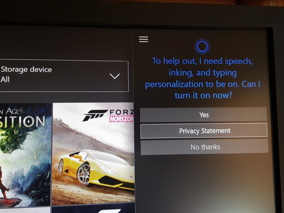 Cortana is hiding in the preview builds of the New Xbox One Experience