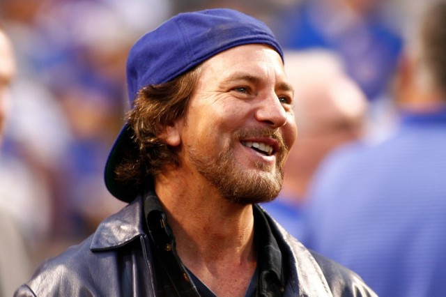 Cubs fan Eddie Vedder sadly notes that Pearl Jam tour conflicts with World Series