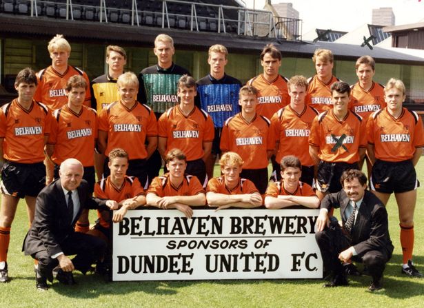 Daily Record
The Dundee United team in 1991 Mixu Paatelainen stands three in from the left in the middle row with old boss Mc Lean in the front row