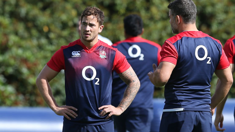 Danny Cipriani was involved in a training-ground incident with Mike Catt