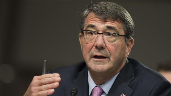 Defense Secretary Ashton Carter testifies before the Senate Armed Services Committee about the US military strategy in Iraq and Syria on October 27