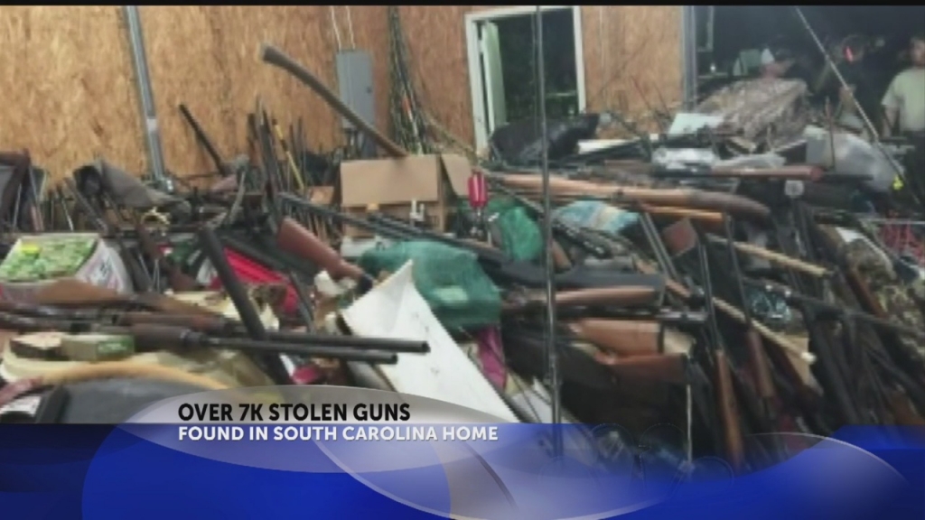 Chesterfield County, S.C., authorities seize thousands of guns near Pageland