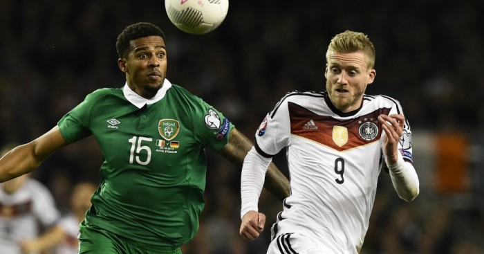 Cyrus Christie Andre Schurrle Republic of Ireland v Germany Football365