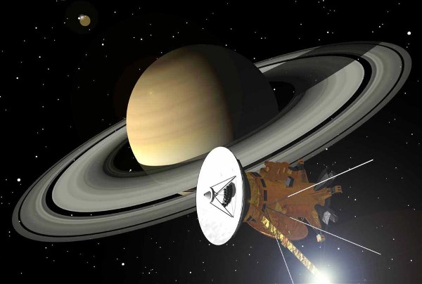 NASA's Cassini Spacecraft Set To Fly-by on Saturn's Moon Enceladus to Search for Signs of Life