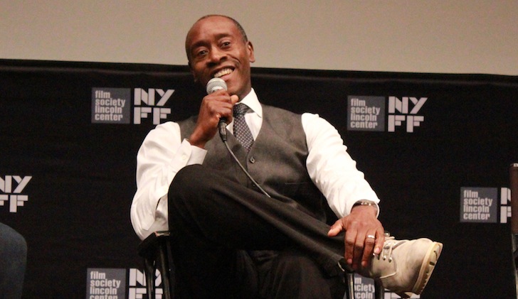 Don Cheadle at the New York Film Festival media screening of'Miles Ahead