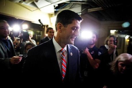 Republican Representative Paul Ryan was the focus of speculation Friday