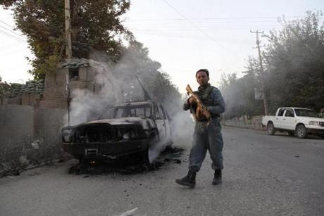 Afghan security forces made their way to the center of Kunduz on Thursday