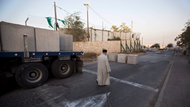 Palestinian man in east Jerusalem