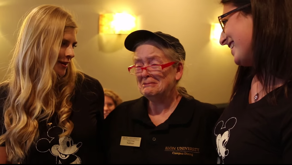 Students surprise cafeteria worker with trip to Disney World